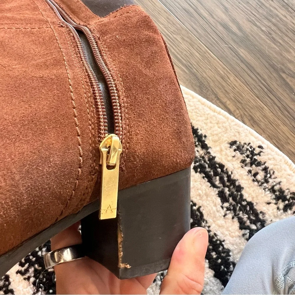 Aquatalia Nova Knee High Suede Boots - Picture 9 of 16